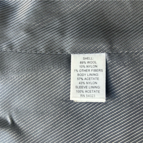 Banana Republic wool jacket women’s size small wool blend double breasted coat - Picture 3 of 4